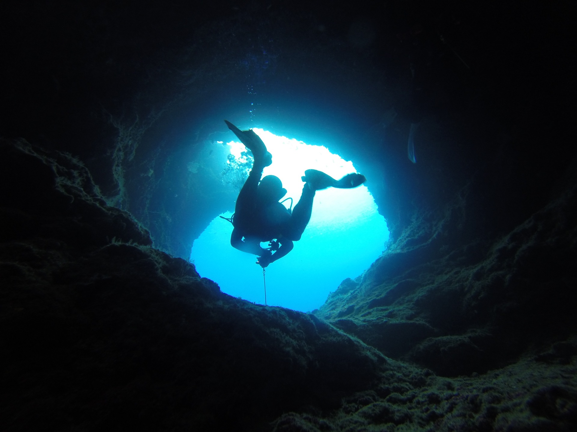 Site de plongée sous marine Tunnels 1 et 2 Tabarka Tunisie